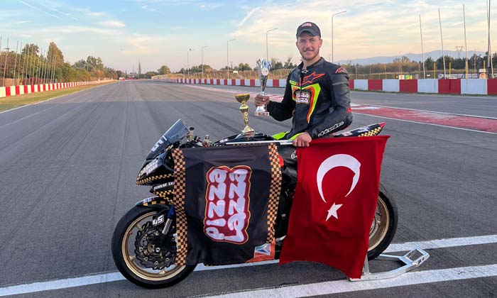 Furkan Eryılmaz 2022 Avrupa Şampiyonasında üç yarışta birincilik elde etti