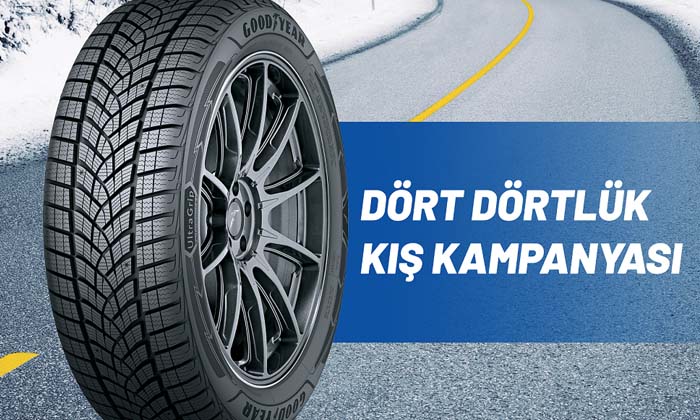 Kış lastiğinde Goodyear’ı tercih edenlere 1.416 TL’ye varan servis fırsatı