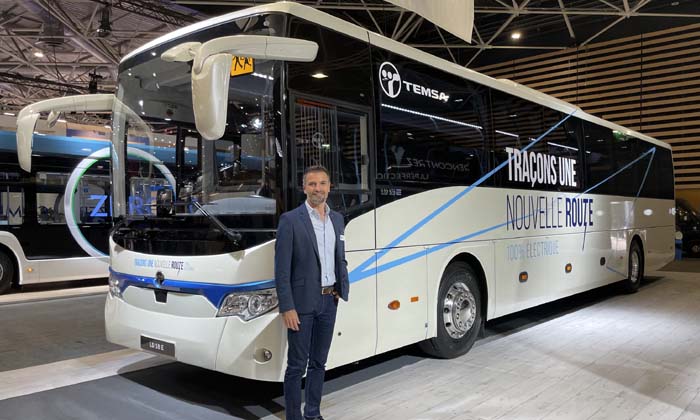 TEMSA, iki elektrikli aracını Fransa’da tanıttı