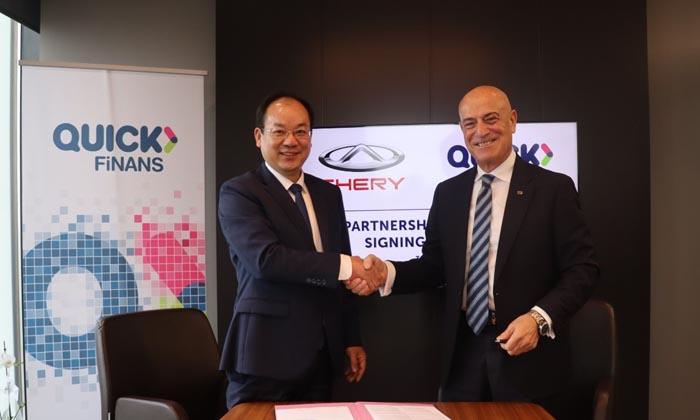 Chery Türkiye ve Quick Finans’tan büyük iş ortaklığı