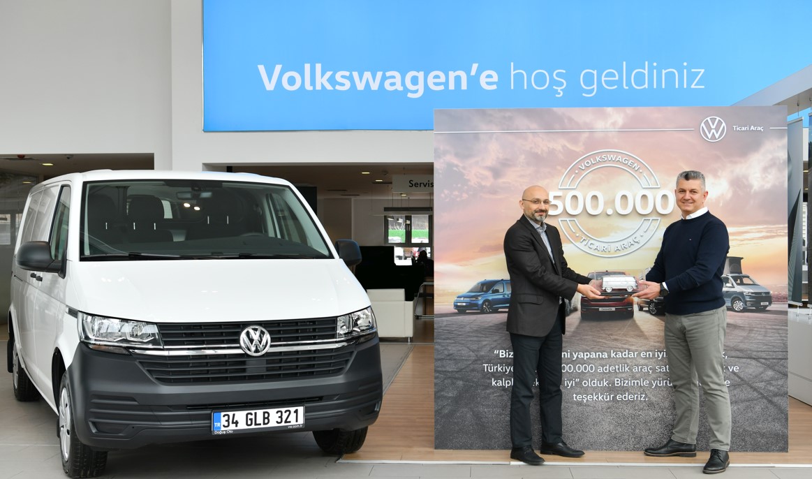 Volkswagen 500 bininci ticari aracı sattı