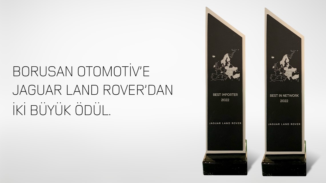 Jaguar Land Rover’dan Borusan Otomotiv’e iki ödül birden