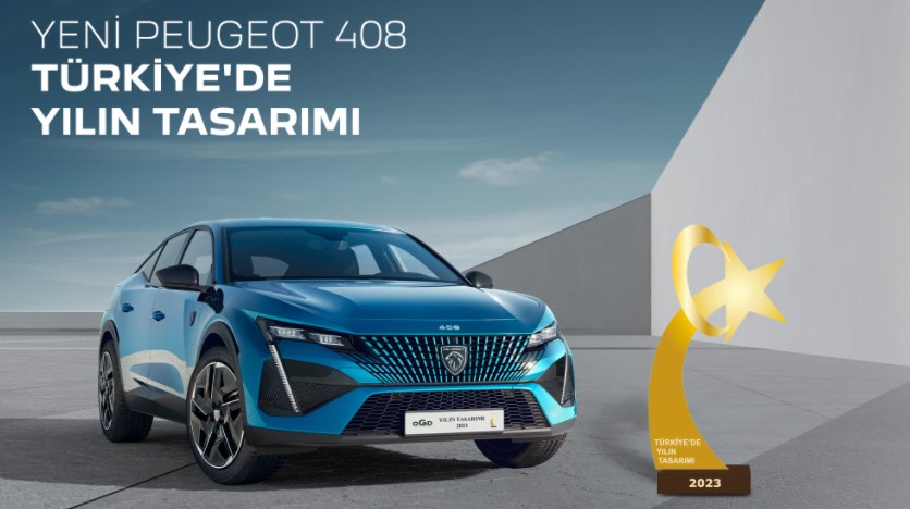 Peugeot 408, Türkiye’de ‘Yılın Tasarımı’ ödülünü kazandı