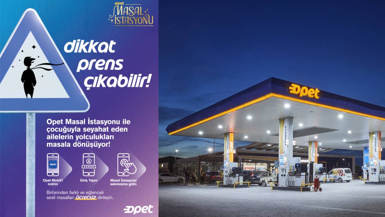 OPET’ten çocuklar için yolculuğu daha konforlu hale getirecek yenilik: “Masal İstasyonu”