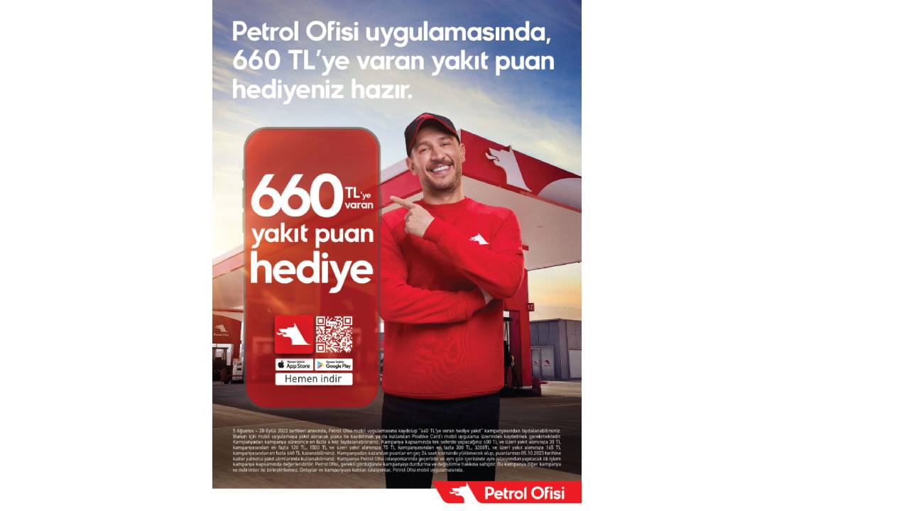 Petrol Ofisi’nde 660 TL’ye varan hediye yakıt puan fırsatı