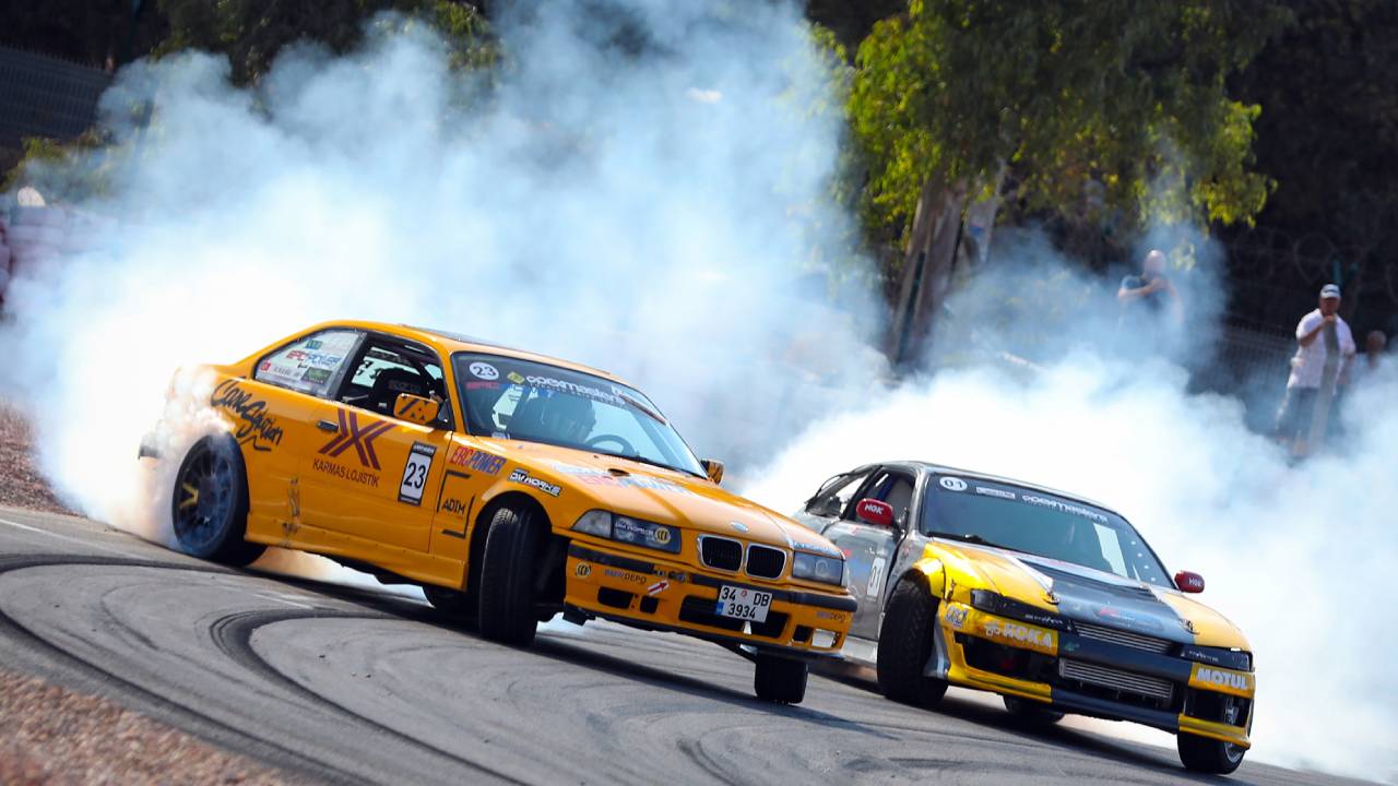Drift heyecanı İzmir Park’ta yaşandı