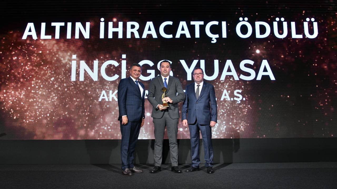 İnci GS Yuasa, bu yıl da “Altın İhracat Ödülü”nün sahibi oldu
