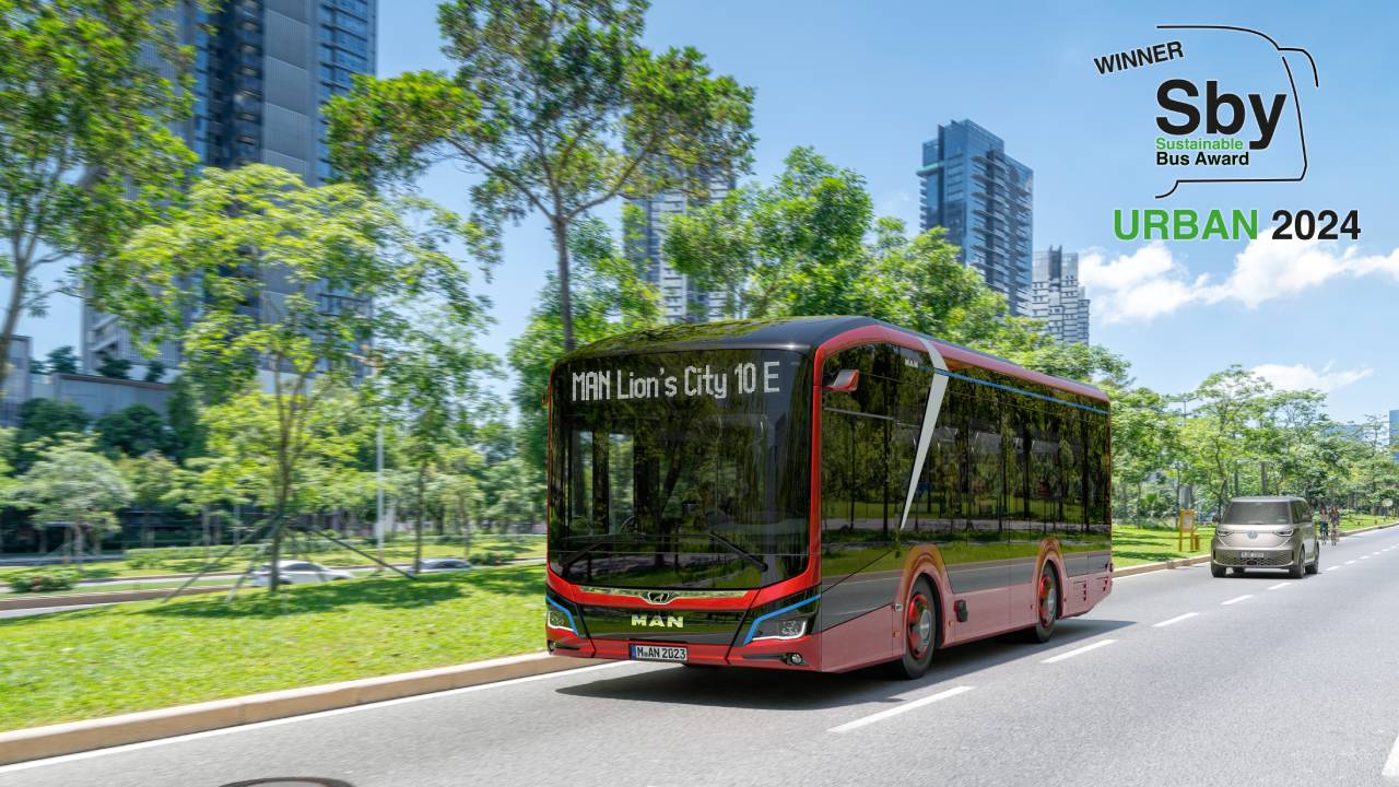 Ödüllü Sürdürülebilirlik: MAN Lion’s City 10 E “2024 Yılının Sürdürülebilir Otobüsü” oldu