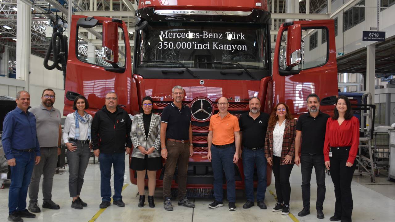 Mercedes-Benz Türk, 350 bininci kamyonunu üretti 