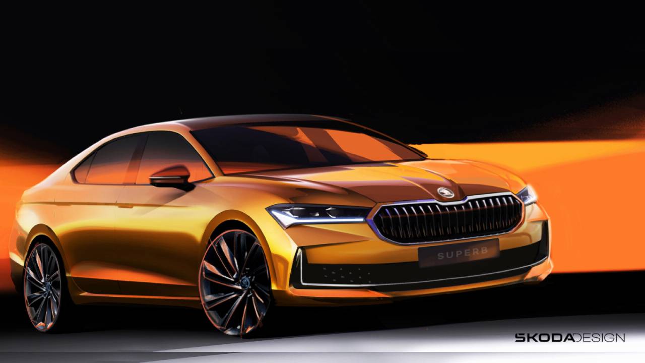 Skoda yeni nesil Superb’in tasarım detaylarını paylaştı