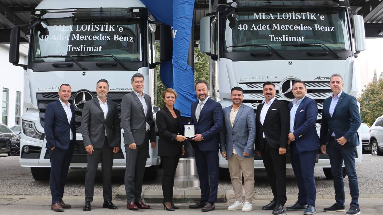 MLA Lojistik, araç filosunu 40 adet Mercedes-Benz Actros 1845 çekici ile genişletti