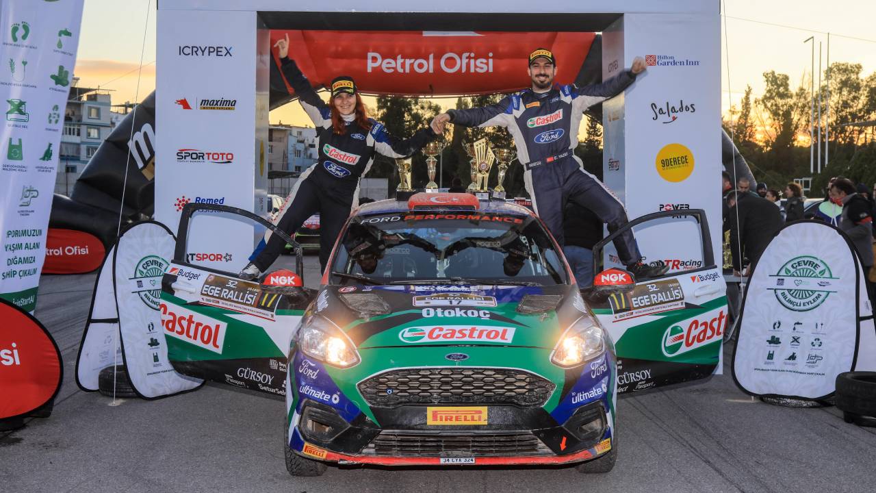 Castrol Ford Team Türkiye, Ege Rallisi’nde genç pilotları ile zirvedeydi