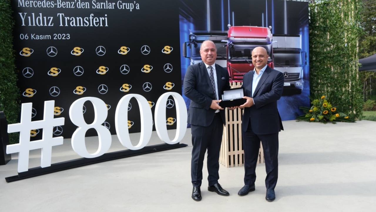 Sarılar Grup’a yılın en yüksek adetli Mercedes-Benz kamyon ve çekici teslimatı