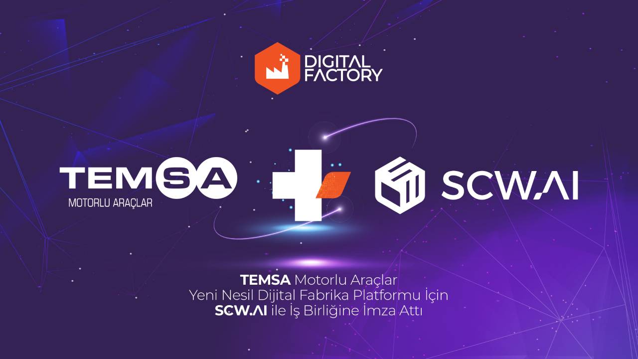 TEMSA Motorlu Araçlar Yeni Nesil Dijital Fabrika Platformu için SCW.AI ile iş birliğine imza attı