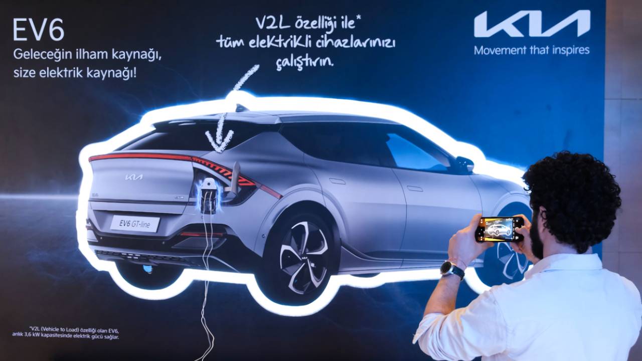Kia EV6’nın enerjisi Zorlu PSM’de