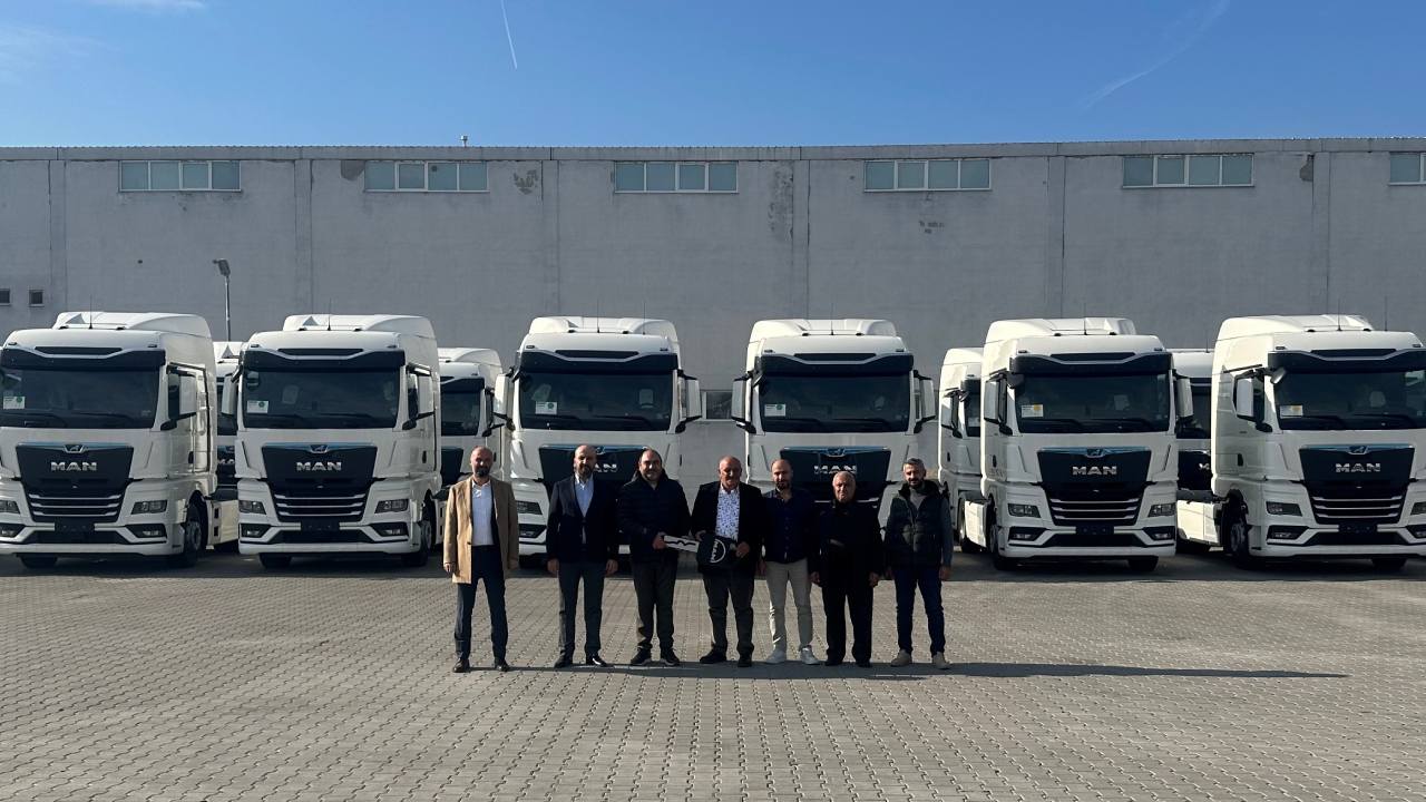 Ankara Nakliyat ve Lojistik, 50 adet çekici alımı ile filosunu MAN’a dönüştürmeye devam etti