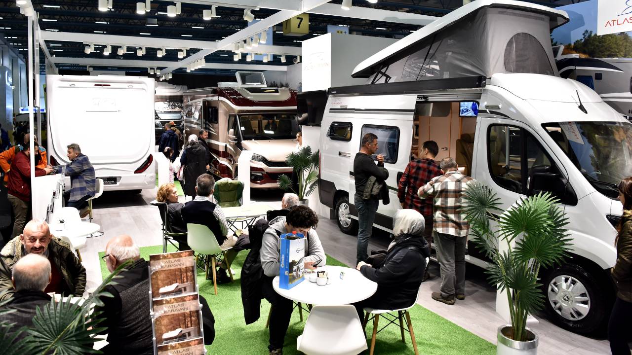 Türkiye’nin en büyük karavan fuarında ziyaretçi akını yaşandı