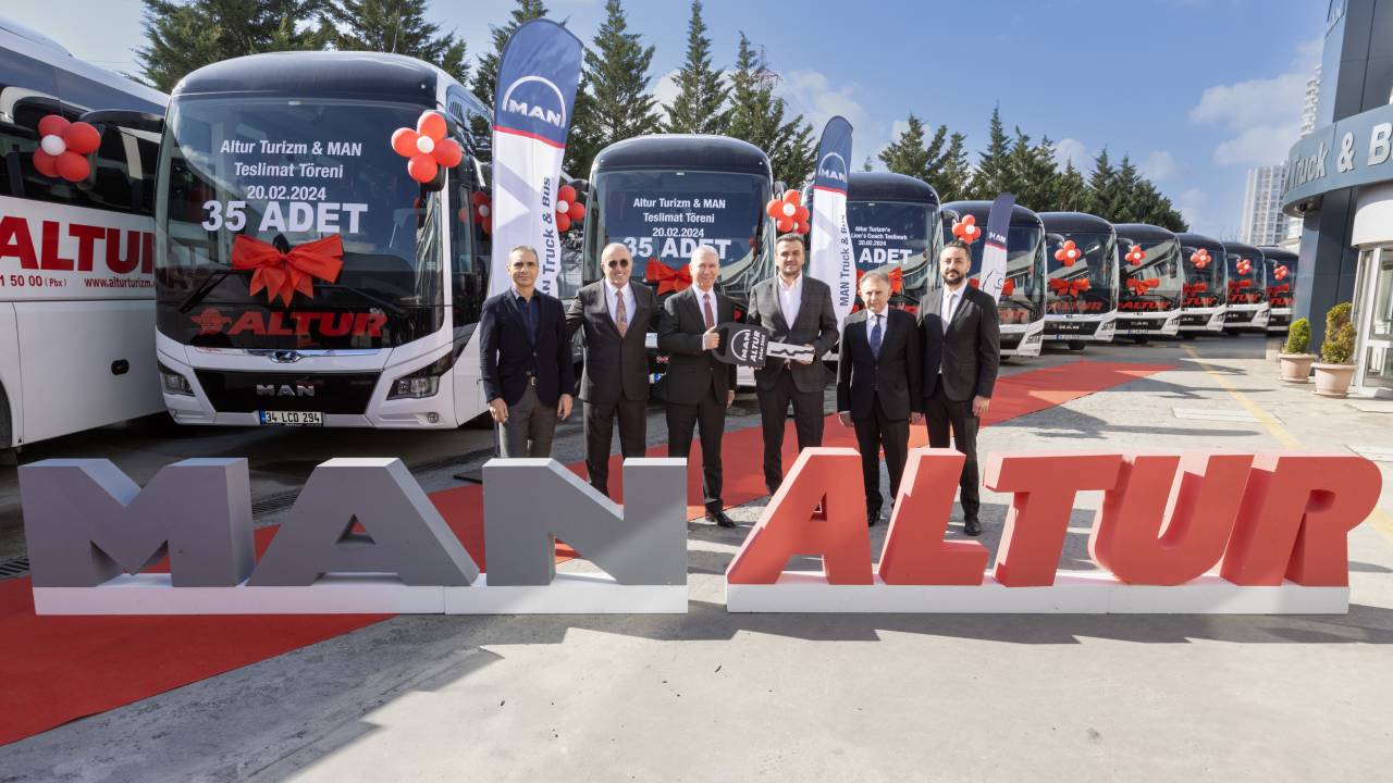 Altur’un, 35 otobüslük yatırımında tercihi ‘Yolların Aslanı’ Man Lion’s Coach oldu