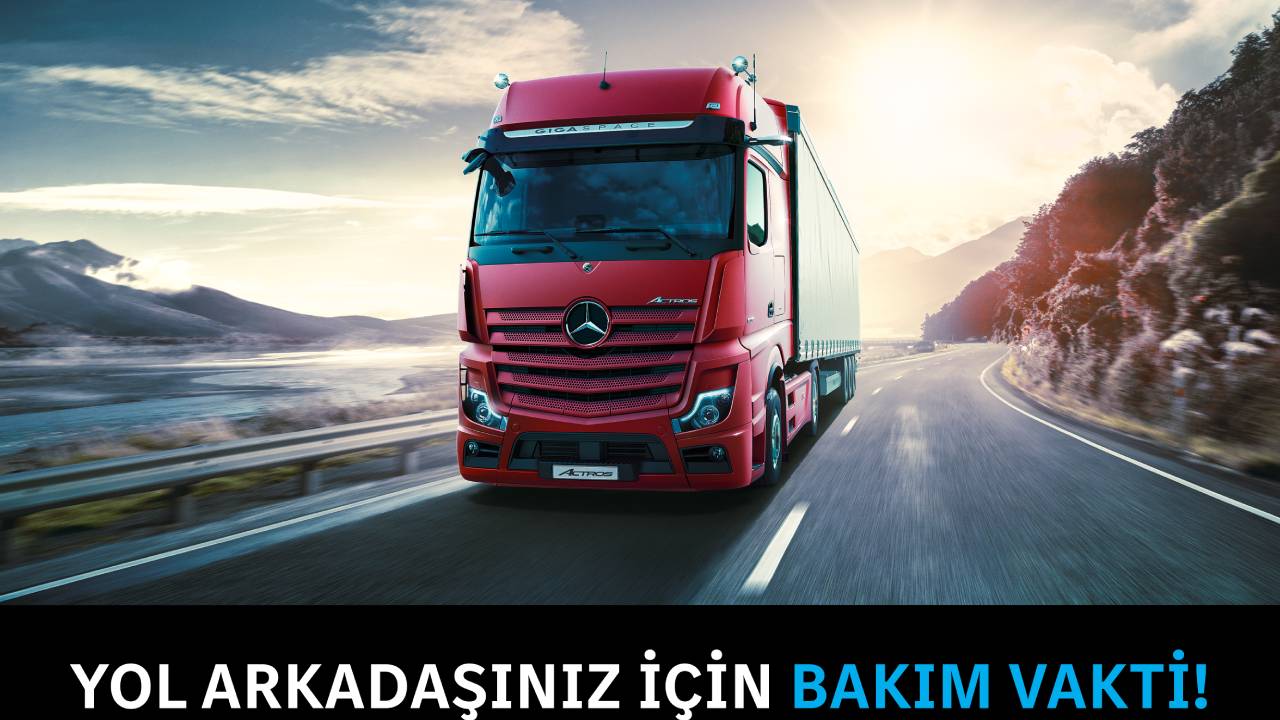 Mercedes-Benz Türk’ten, kamyon şoförlerinin yol arkadaşlarına bakım fırsatı
