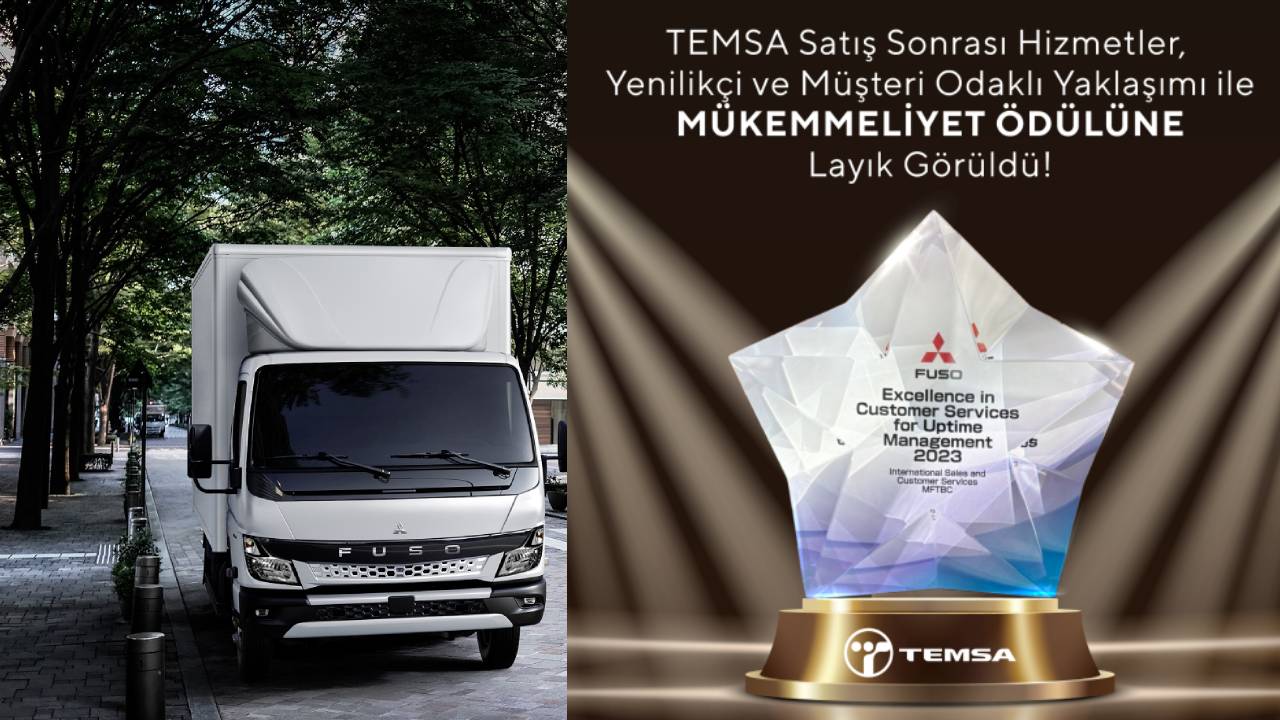 TEMSA Uluslararası Mükemmeliyet Ödülü’nün sahibi oldu
