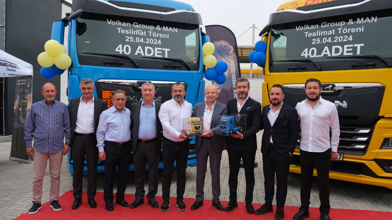 MAN, Türkiye’nin lider firmaları Volkan Group’a 40, Kanarlar Group’a da 25 adet araç teslimatı yaptı