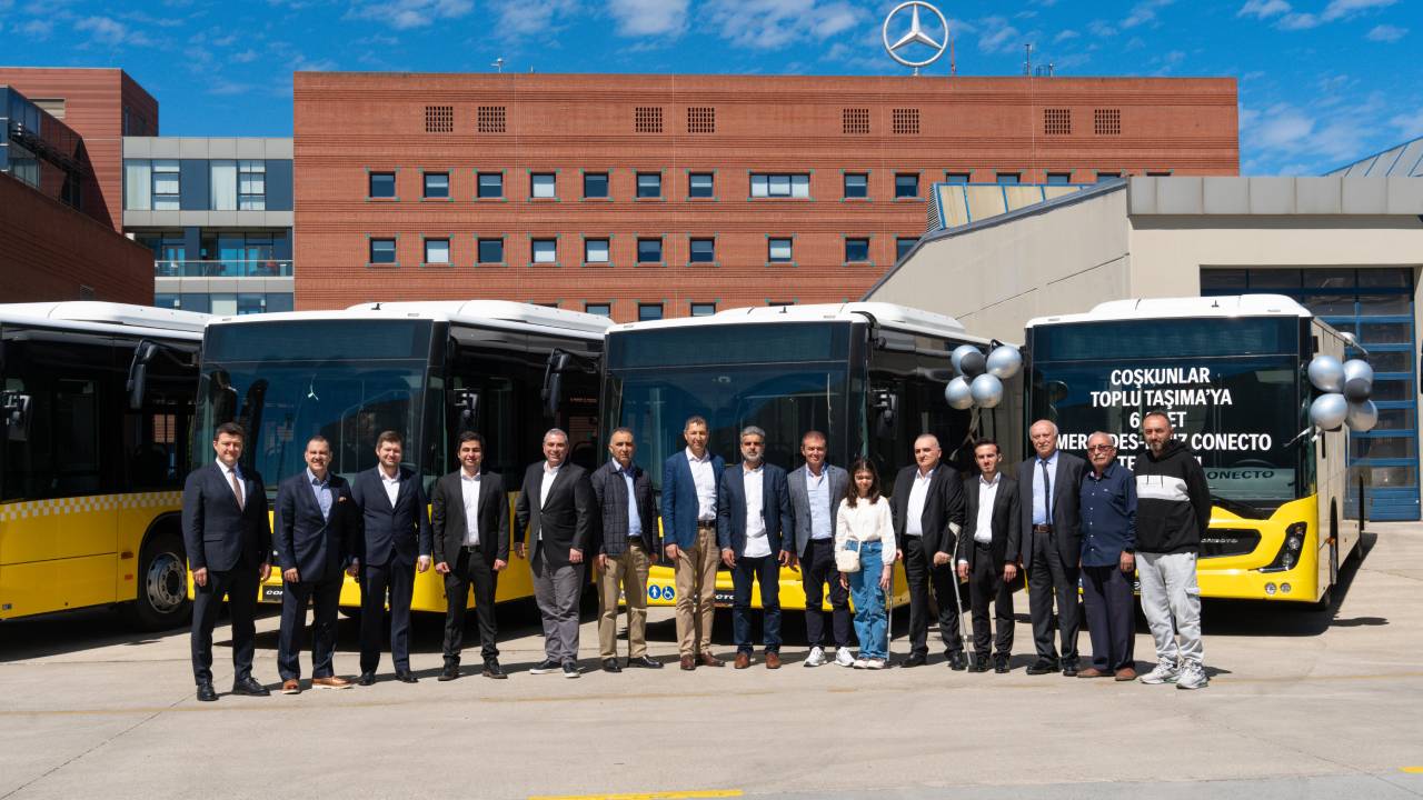 Coşkunlar Toplu Taşıma A.Ş, araç parkına 6 adet Mercedes-Benz Conecto Solo Dizel Otobüs ekledi