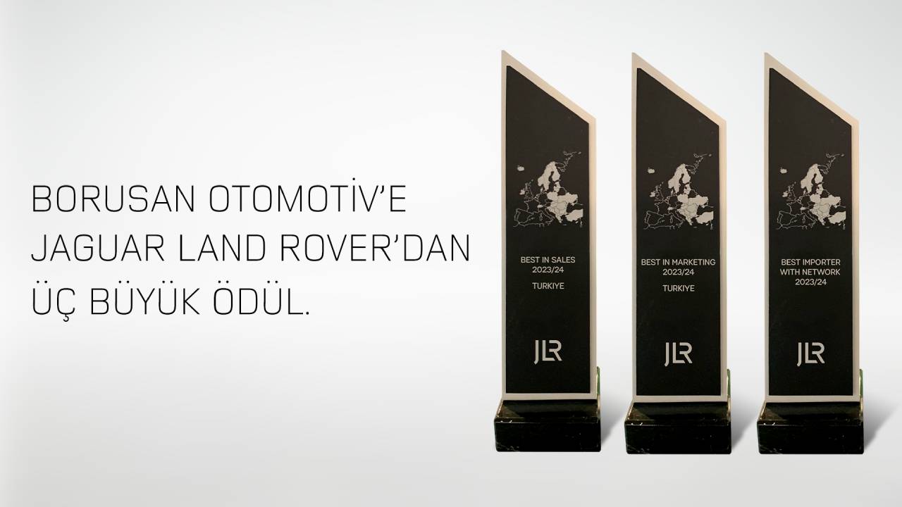 Jaguar Land Rover’dan Borusan Otomotiv’e üç ödül birden