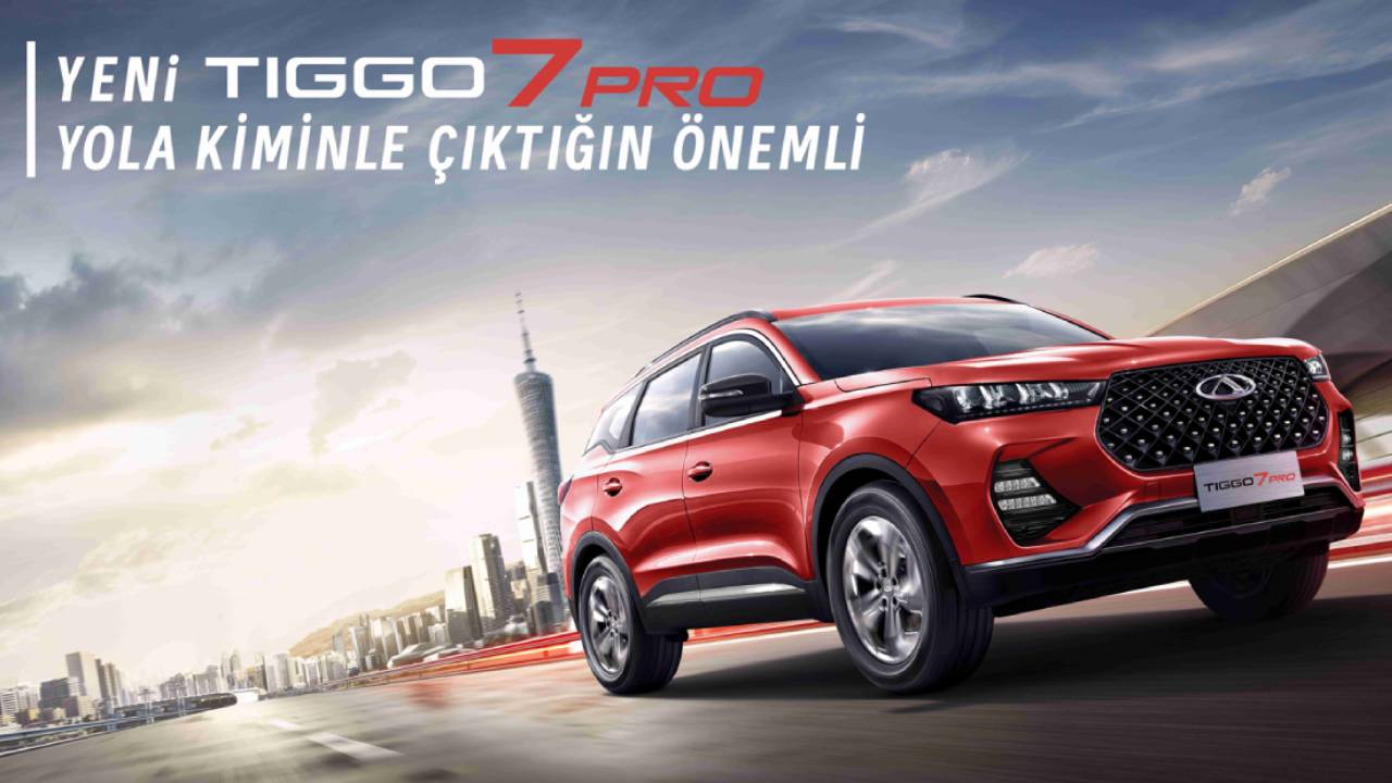 Chery TIGGO 7 PRO şık tasarımı ve gelişmiş teknolojisiyle Türkiye pazarına öncülük ediyor