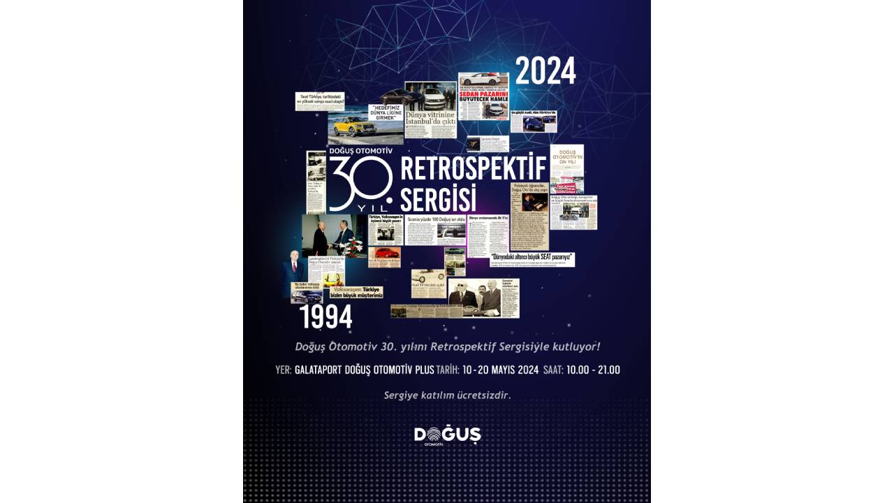 Doğuş Otomotiv’in 30 yılı retrospektif sergide