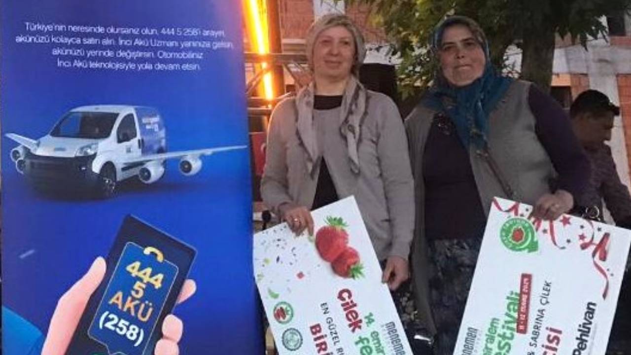 İnci Akü’nün 40.yılında İzmirli çiftçilere anlamlı ödül