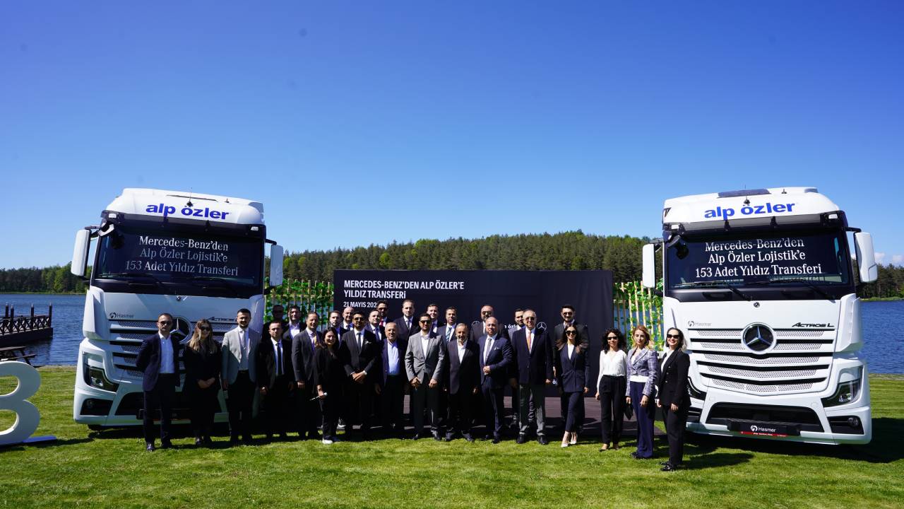 Alp Özler Lojistik, araç filosunu 153 adet Mercedes-Benz Actros ve Atego ile genişletti