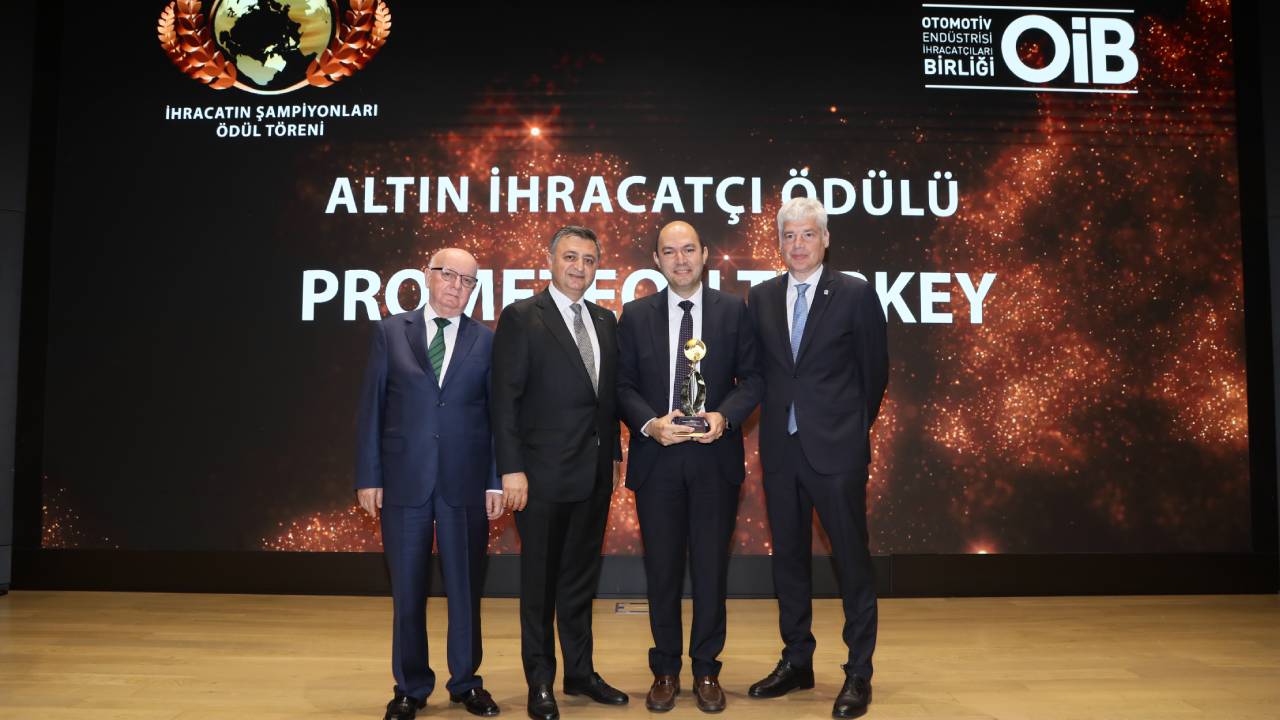 Prometeon Türkiye bir kez daha ‘Altın İhracatçılar Listesi’nde