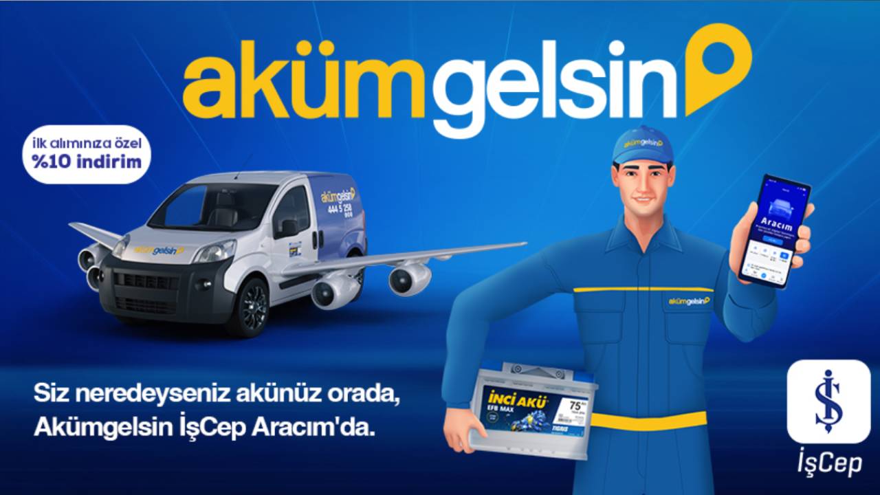 Akümgelsin’den İş Bankası kullanıcılarına yönelik avantajlı kampanya