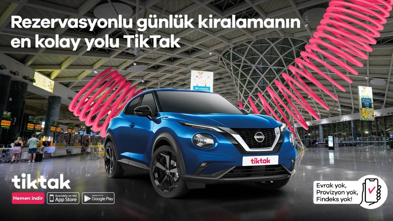 Arabanın kolayı TikTak artık İzmir’de