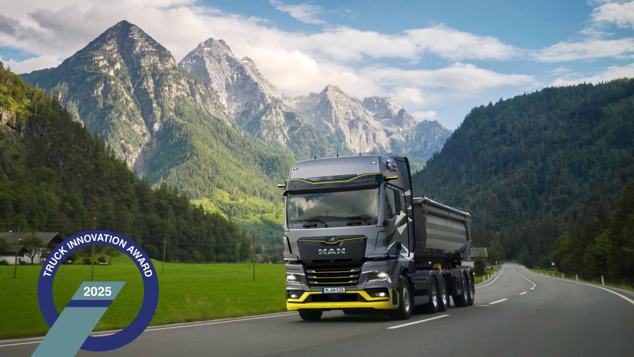 MAN’ın hidrojen yanmalı kamyonu hTGX,  ‘2025- Kamyon İnovasyon Ödülü’nü kazandı