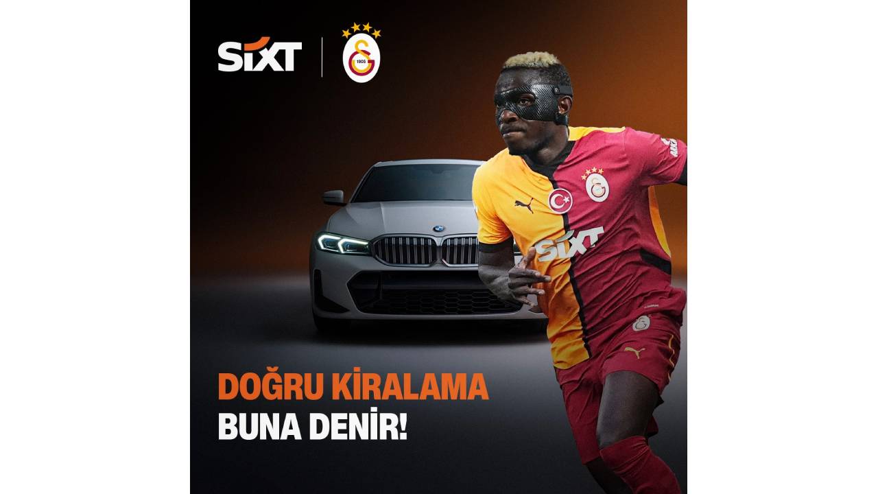 Sixt, Osimhen paylaşımıyla Türkiye’yi salladı