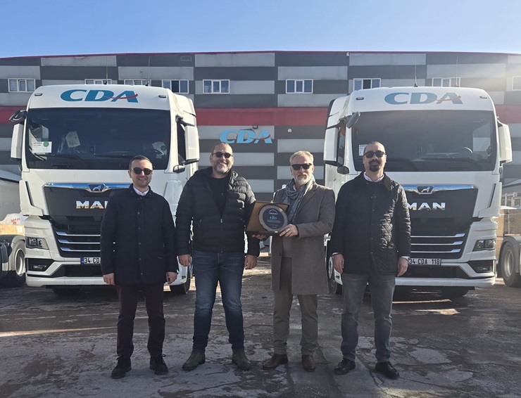 CDA Lojistik Yeni Araç Yatırımında ‘MAN’ Dedi
