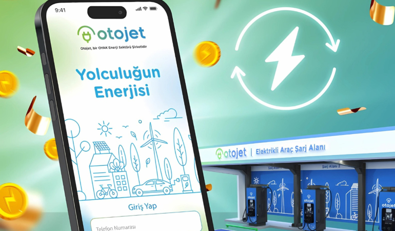 Otojet’in yenilenen mobil uygulaması ile avantajlı ve kolay şarj deneyimi