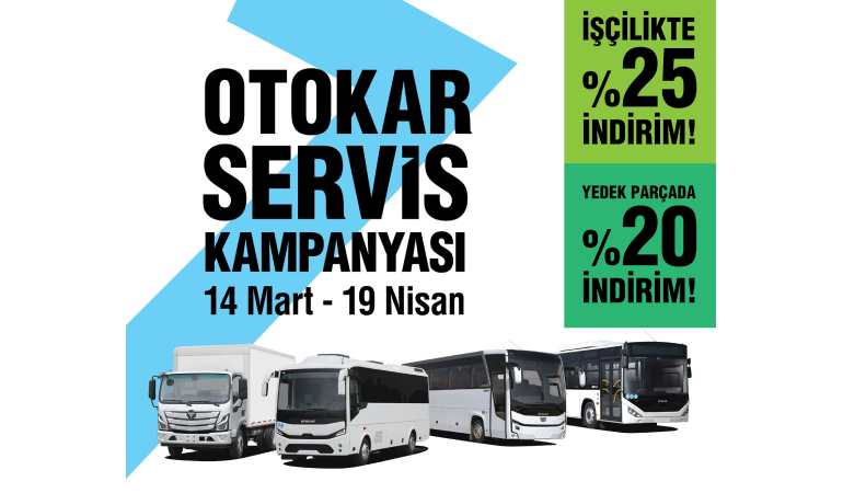 Otokar’ın “Servis Kampanyası” ile Bahar Erken Gelecek