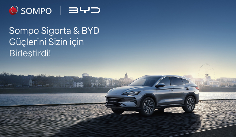 Sompo Sigorta ve BYD iş birliğiyle elektrikli araç sahiplerine özel kasko çözümleri