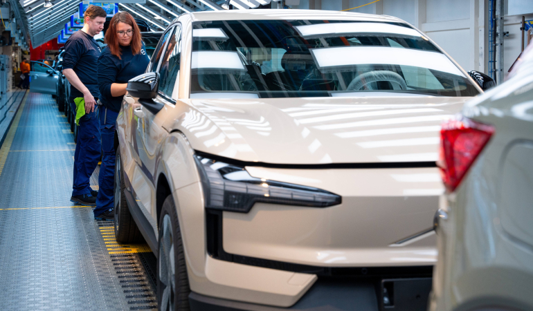 Volvo Cars, EX30 Modelinin Üretimine Avrupa’da Başladı