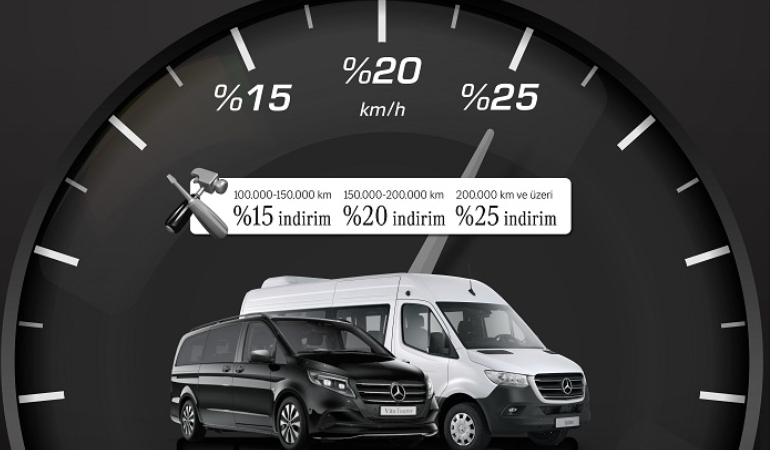 Mercedes-Benz’den Hafif Ticari Araçlara İndirimli Servis Fırsatı