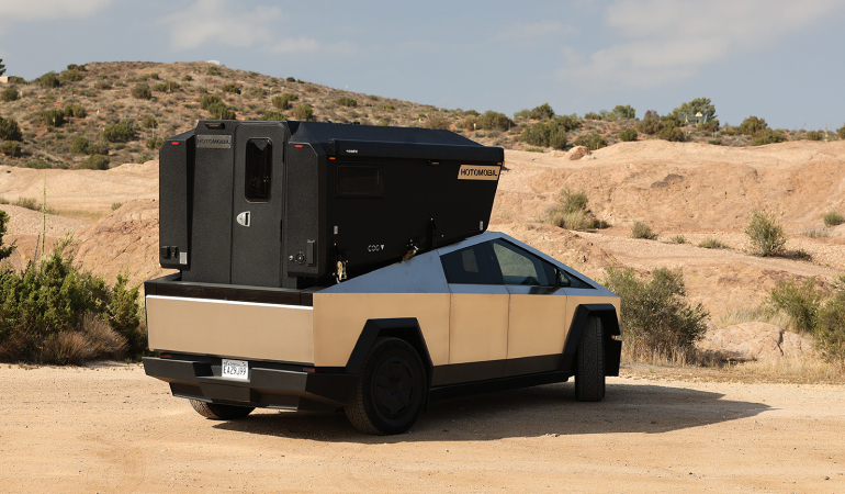 Hotomobil, Tesla Cybertruck İçin Ürettiği Karavanı Bitcoin Konferansı’nda Tanıttı