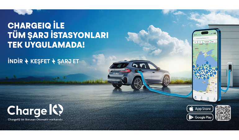 Borusan Otomotiv’den Tüm Şarj İstasyonlarını Tek Bir Noktada Birleştiren Uygulama: ChargeIQ