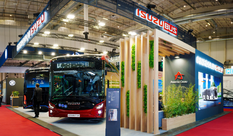 Anadolu Isuzu, UITP Zirvesi’nde %100 elektrikli Citivolt 12 ve NovoCiti VOLT modellerini sergiledi