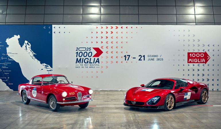 Alfa Romeo ve Luna Rossa’nın “1000 Miglia” serüveni başladı