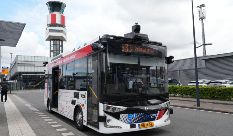 Karsan Otonom e-ATAK ile Rotterdam Havalimanı’nda Seferlere Başlıyor