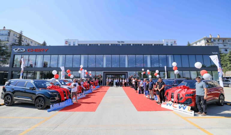 Chery 5 Milyonuncu Satış Başarısını Kutladı!