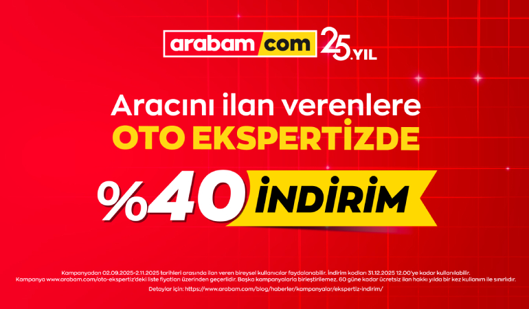 arabam.com’da İlan Verenlere Oto Ekspertizde %40 İndirim