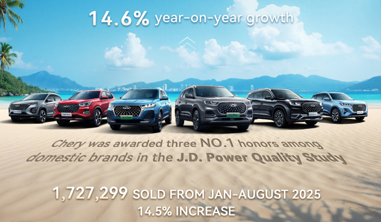Chery Grubu Rekor Satışa İmza Attı!